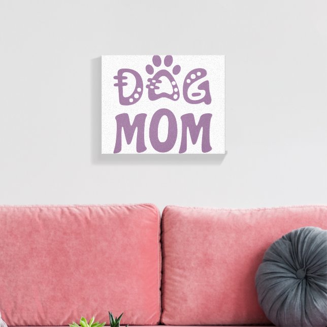 Dog Mum Canvas Print (Insitu(LivingRoom))