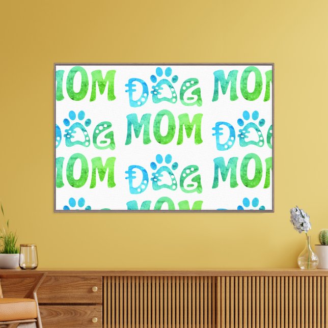Dog Mum Canvas Print (Insitu(LivingRoom))