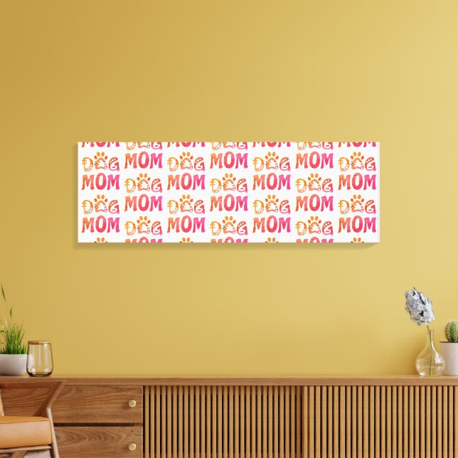 Dog Mum Canvas Print (Insitu(LivingRoom))