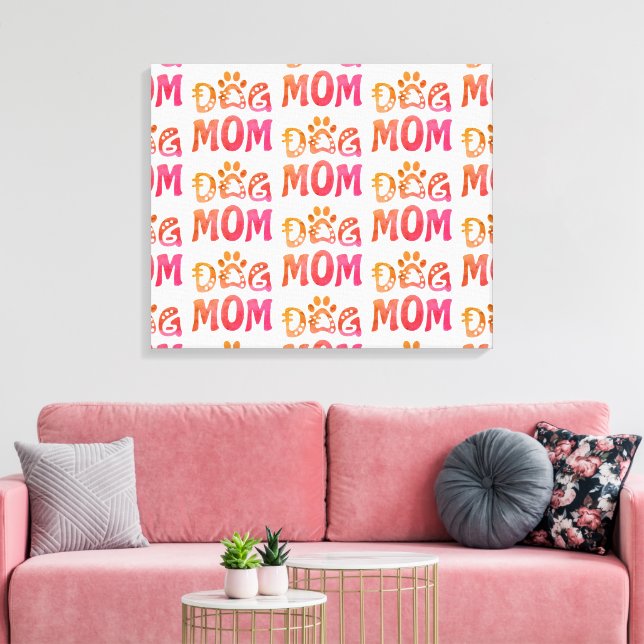 Dog Mum Canvas Print (Insitu(LivingRoom))