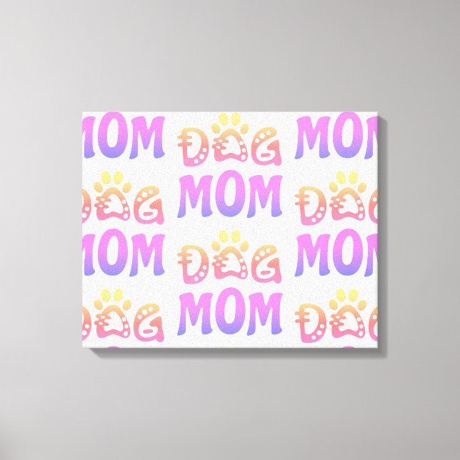 Dog Mum Canvas Print (Front)