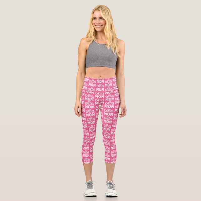 Dog Mum Capri Leggings (Front)