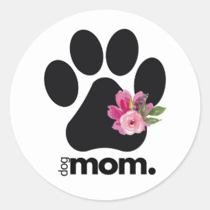 Dog Mum Classic Round Sticker
