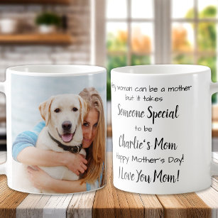 Dog Mum Custom Pet Photo Mother's Day Coffee Mug