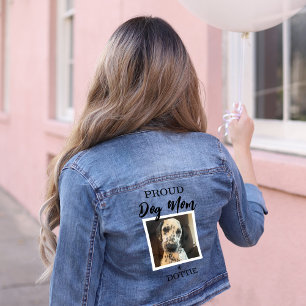 Dog Mum Custom Photo Denim Jacket