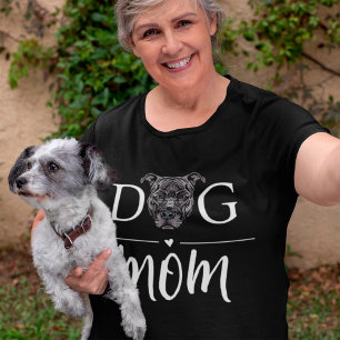 Dog Mum Cute American Pit Bull Terrier T-Shirt
