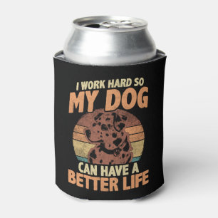 Dog Mum & Dad Motivational Pet Quote Design Can Cooler