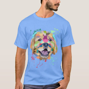 dog mum dog dad dog owner dog golden retriever T-Shirt