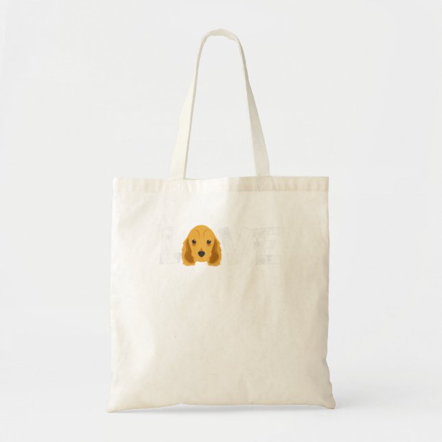 Dog Mum Dog Dad Owner Cocker Spaniel Lo Tote Bag (Front)