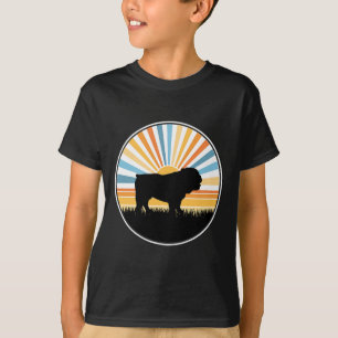 - Dog Mum Dog Dad Retro Sunset Pet T-Shirt