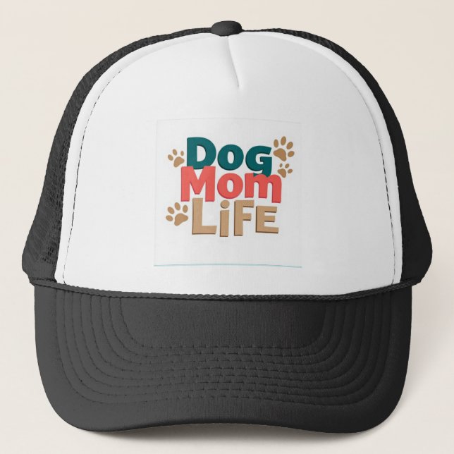 Dog Mum /  "Dog Mum Life" Trucker Hat (Front)