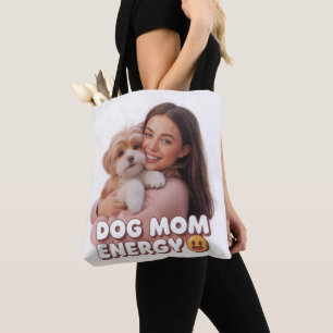  Dog Mum Energy - trendy dog mum design  Tote Bag