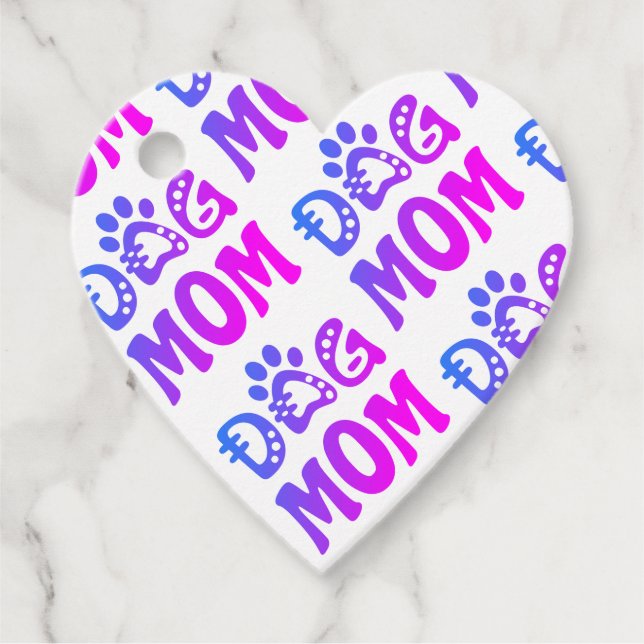 Dog Mum Favour Tags (Front)