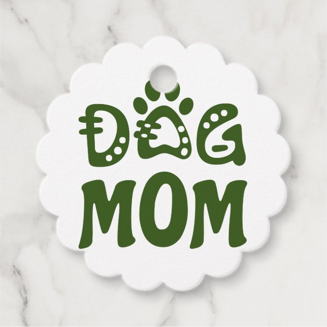 Dog Mum Favour Tags (Front)