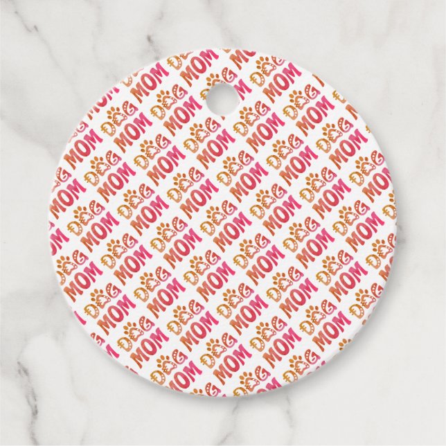 Dog Mum Favour Tags (Front)