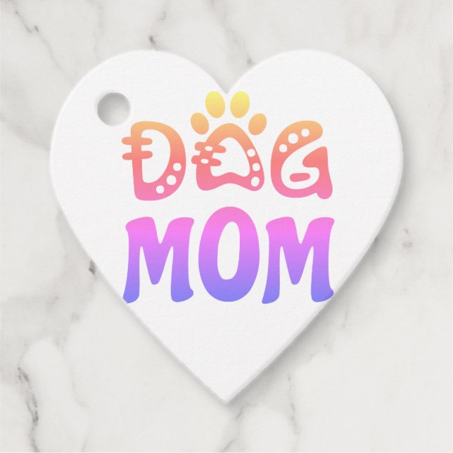 Dog Mum Favour Tags (Front)