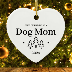 Dog Mum First Christmas Ornament