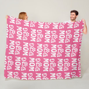 Dog Mum Fleece Blanket
