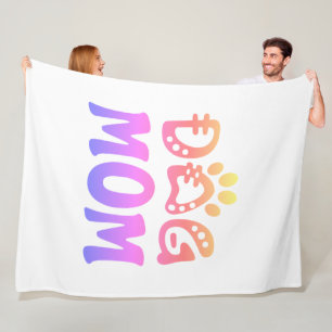 Dog Mum Fleece Blanket