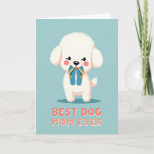 Dog Mum Floral Day Card