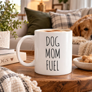 Dog Mum Fuel Funny Birthday Gift Pet Parents Fun Large Coffee Mug
