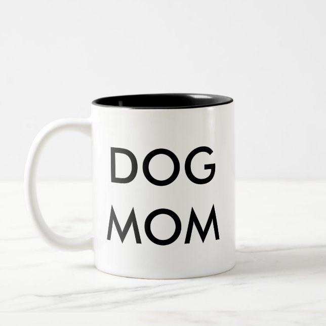 Dog Mum | funny humour joke mug (Left)