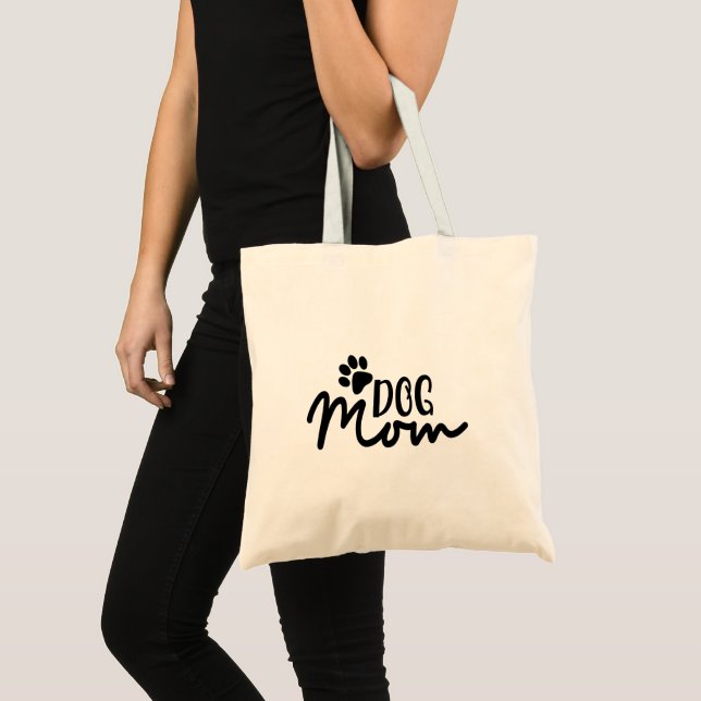 Dog Mum-Funny Tote Bag (Front (Product))
