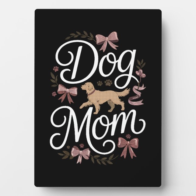 Dog Mum Fur Life Mothers day Pet Owner Gifts Wife Plaque (Front)