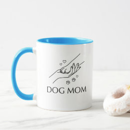 Dog Mum Hand & Paw Mug