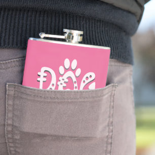 Dog Mum Hip Flask