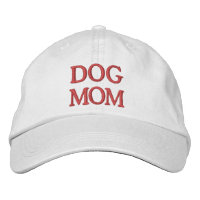 Dog Mum hot pink Embroidered Baseball Cap