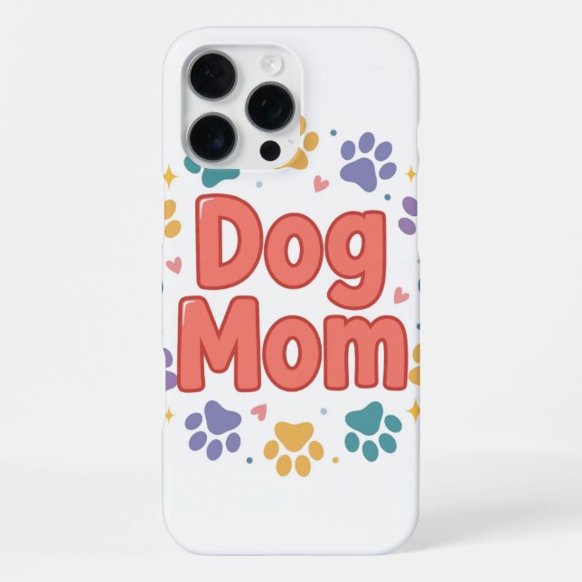 Dog Mum iPhone 16 Pro Max Case (Back)