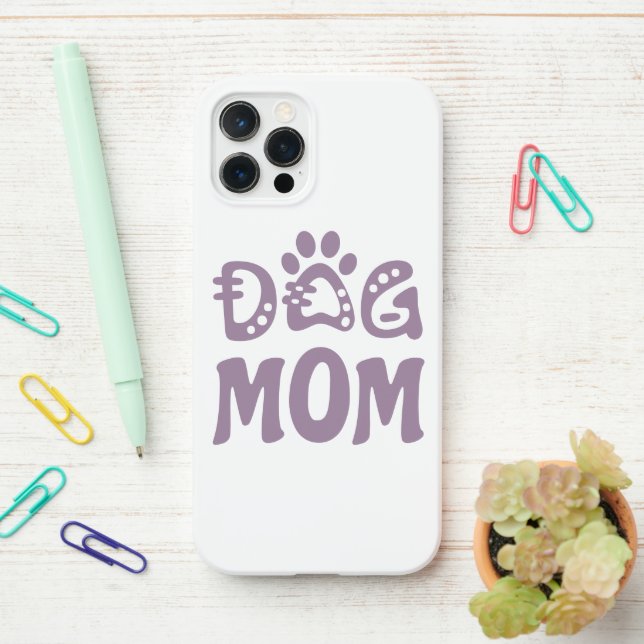 Dog Mum iPhone Case (On Desk)