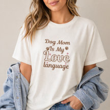 Dog Mum Is My Love Language Aesthetic Pet Lover