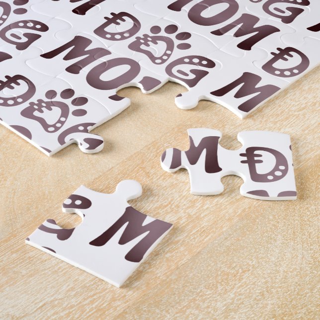 Dog Mum Jigsaw Puzzle (Side)