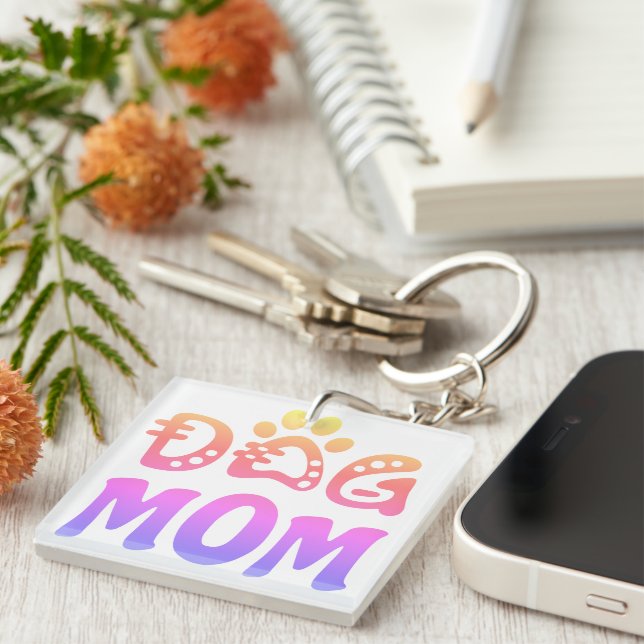 Dog Mum Key Ring (Front Right)