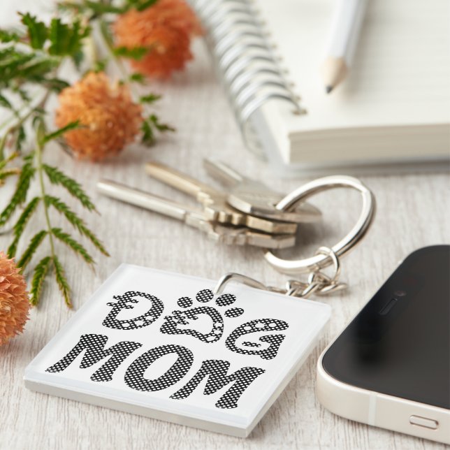 Dog Mum Key Ring (Front Right)