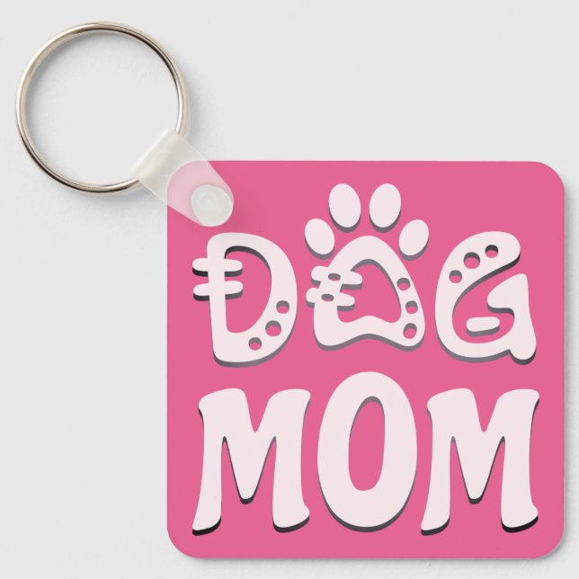 Dog Mum Key Ring (Front)