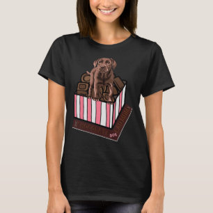 Dog Mum Lab Fitted Scoop T-Shirt