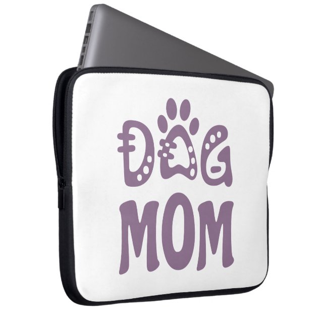 Dog Mum Laptop Sleeve (Front Right)