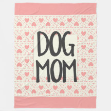 Dog Mum Large Fleece Blanket