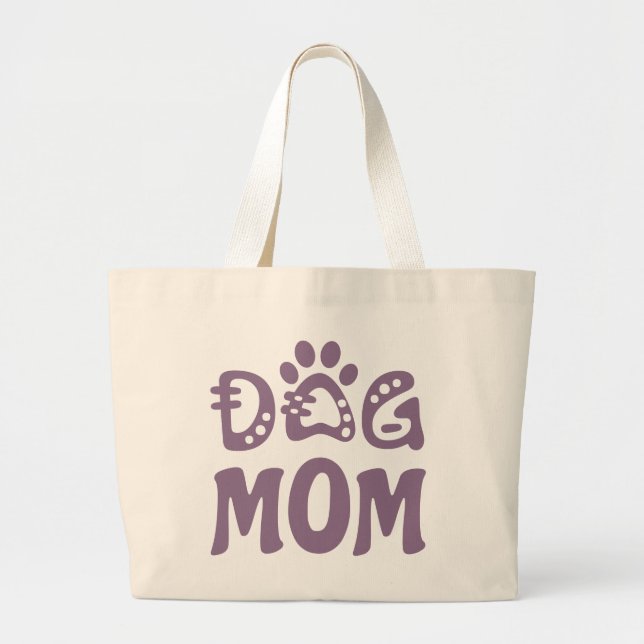 Dog Mum Large Tote Bag (Front)