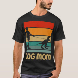 Dog Mum Life Dinosaur Dino Mama Women Mother's Day T-Shirt