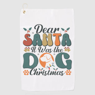 Dog Mum Life Golf Towel