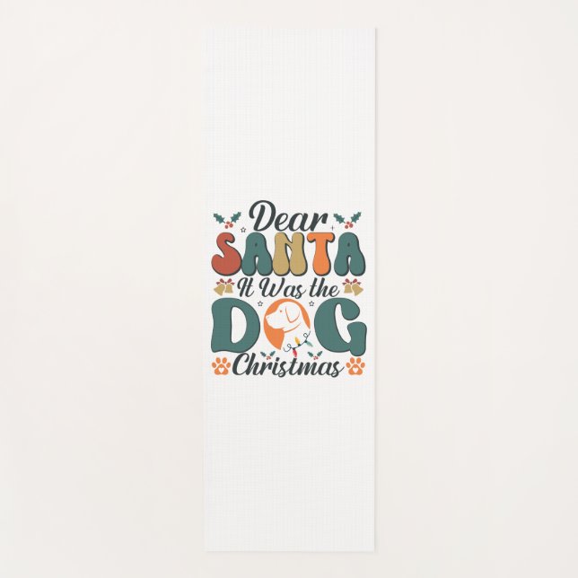 Dog Mum Life Yoga Mat (Front)
