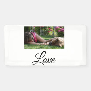 Dog mum love add name text pet name lovers banner