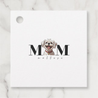 Dog Mum MALTESE Classic T-Shirt Favour Tags