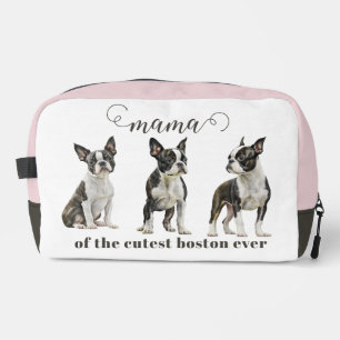 Dog Mum Mama of Boston Terrier Dopp Kit