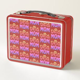 Dog Mum Metal Lunch Box