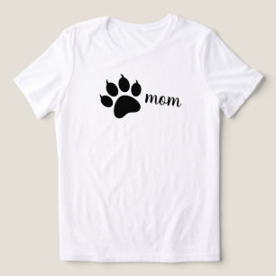 Dog Mum Minimalist Simple Tri-Blend Shirt